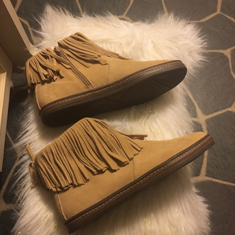 Leather ankle boots